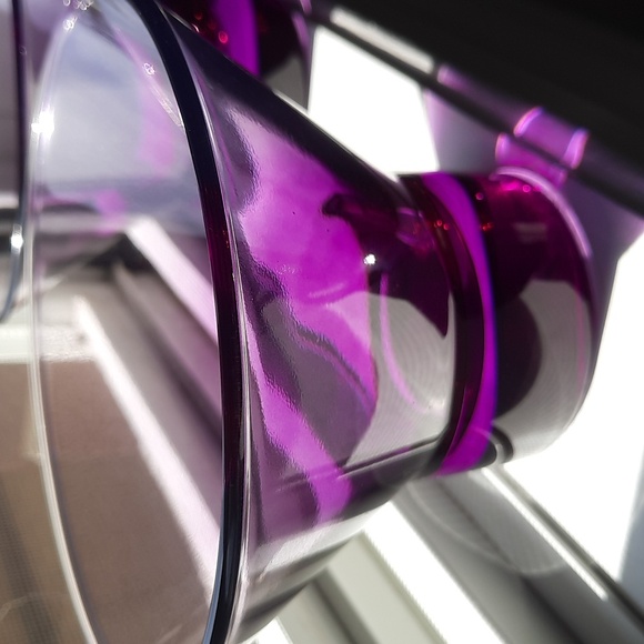 VTG/MCM/Retro Set of 2 Purple Drinking Glasses/Ice Cream Dishes/Condiment Bowls - Picture 2 of 6